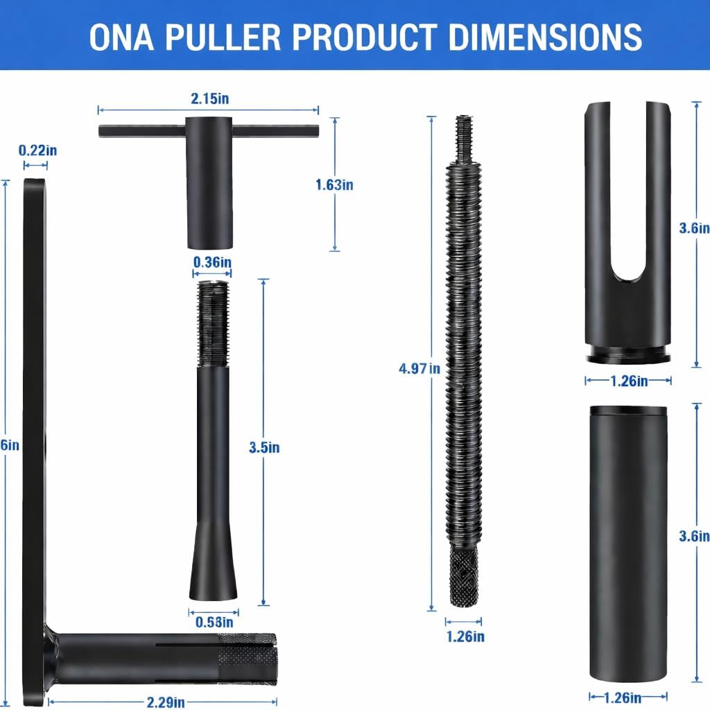 ONA Puller cartridge extractor components and fittings